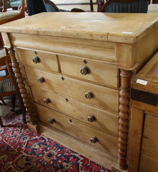 Scottish pine chest of drawers